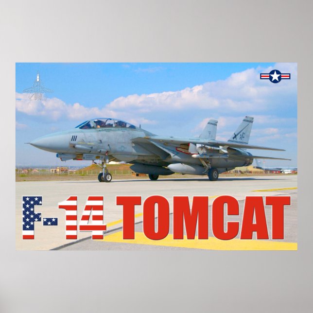 F-14 TOMCAT "PREFLIGHT" POSTER (Front)