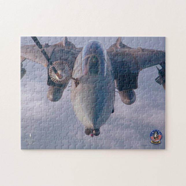 F-14 TOMCAT “REFUELLING” (11x14 inch) Jigsaw Puzzle (Horizontal)