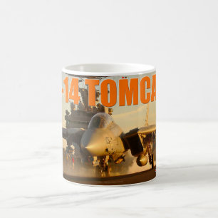 F-14 TOMCAT "SUNSET LAUNCH" COFFEE MUG
