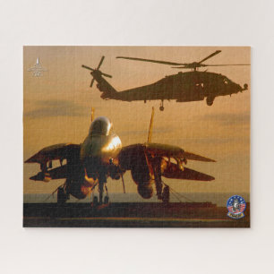 F-14 TOMCAT “SUNSET OPS” (16x20 inch) Jigsaw Puzzle