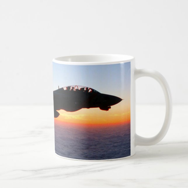 F-14 TOMCAT “SUNSET PATROL” COFFEE MUG (Right)