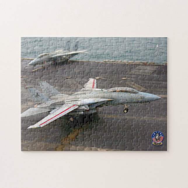 F-14 TOMCAT “TRAP” (11x14 inch) Jigsaw Puzzle (Horizontal)