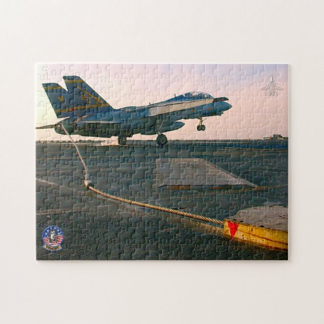F-14 TOMCAT “TRAP” (11x14 inch) Jigsaw Puzzle (Horizontal)
