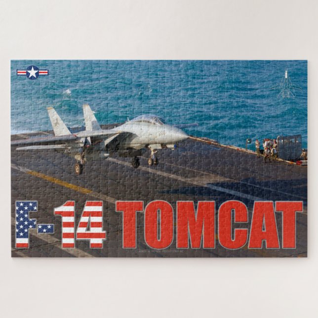 F-14 TOMCAT "TRAP" (20x30 inch) Jigsaw Puzzle (Horizontal)