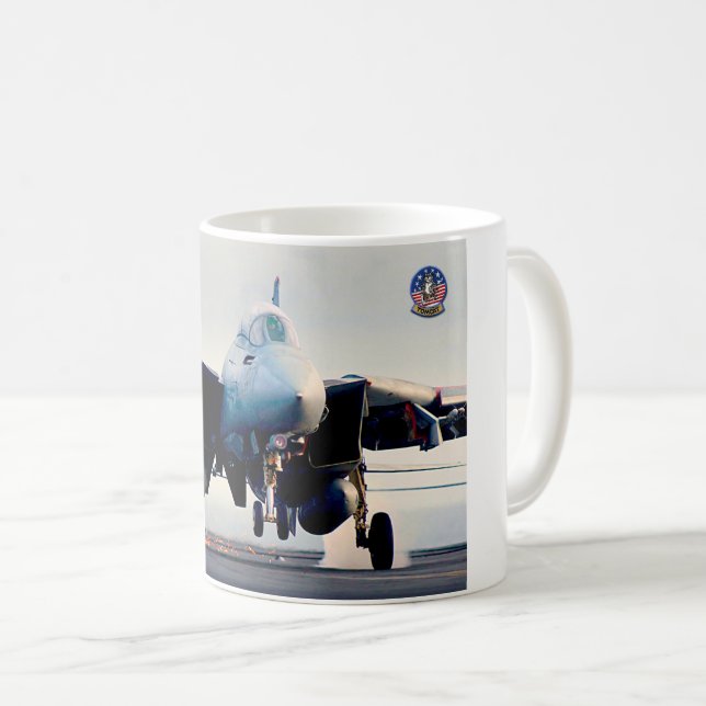 F-14 TOMCAT “TRAP” COFFEE MUG (Front Right)