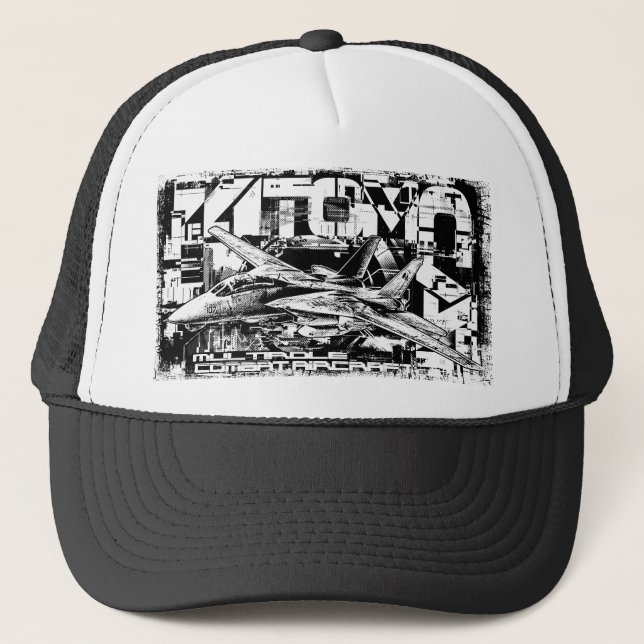 F-14 Tomcat Trucker Hat Trucker Hat (Front)