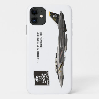 F-14 Tomcat VF-84 Jolly Rogers  iPhone 11 Case