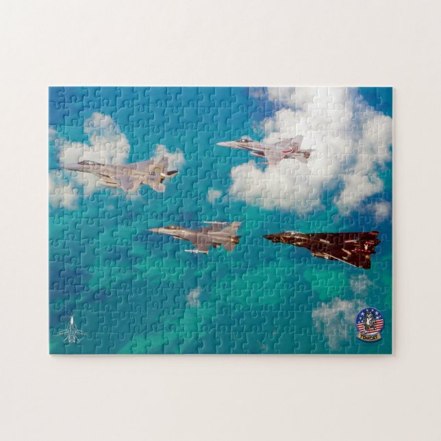 F-14 TOMCAT “WINGMAN” (11x14 inch) Jigsaw Puzzle (Horizontal)