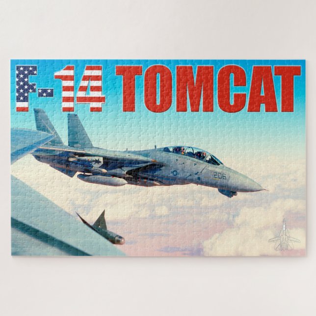 F-14 TOMCAT "WINGMAN" (20x30 inch) Jigsaw Puzzle (Horizontal)