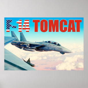F-14 TOMCAT "WINGMAN" POSTER