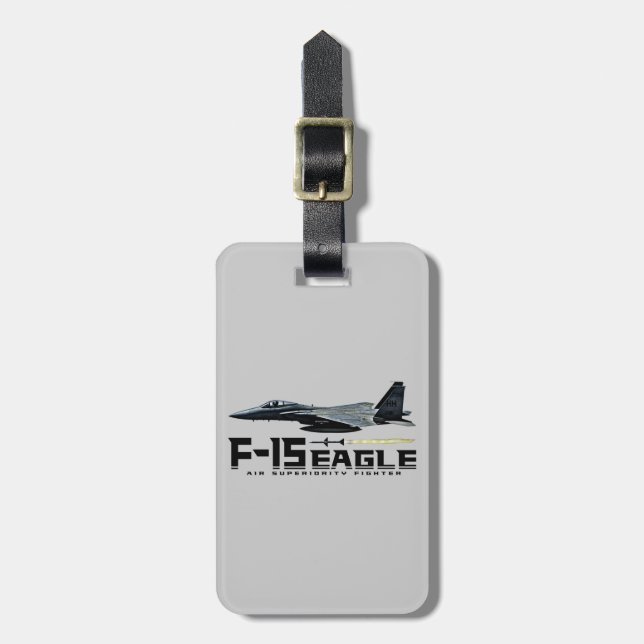 F-15 Eagle Luggage Tag (Front Vertical)