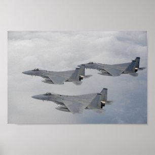 F-15 Strike Eagle Aircraft Poster