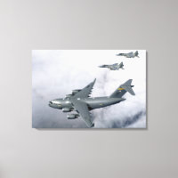 F-15B Eagles escort the first Hawaii-based C-17