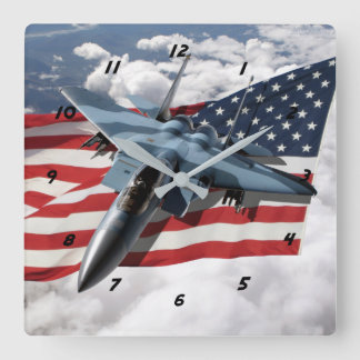 F-15C Aggressor Square Wall Clock