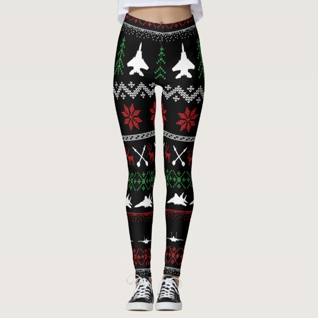 F-15C Christmas leggings (Front)