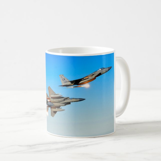 F-15C EAGLE COFFEE MUG (Front Right)