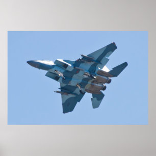 F-15D Eagle WA AF 80 0058 Banking Poster