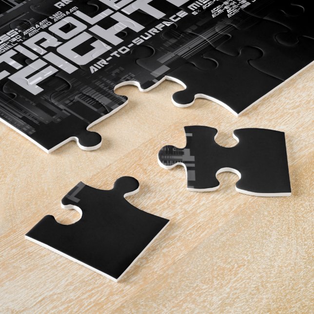 F-15E Strike Eagle  8x10 Photo Puzzle with Gift B (Side)