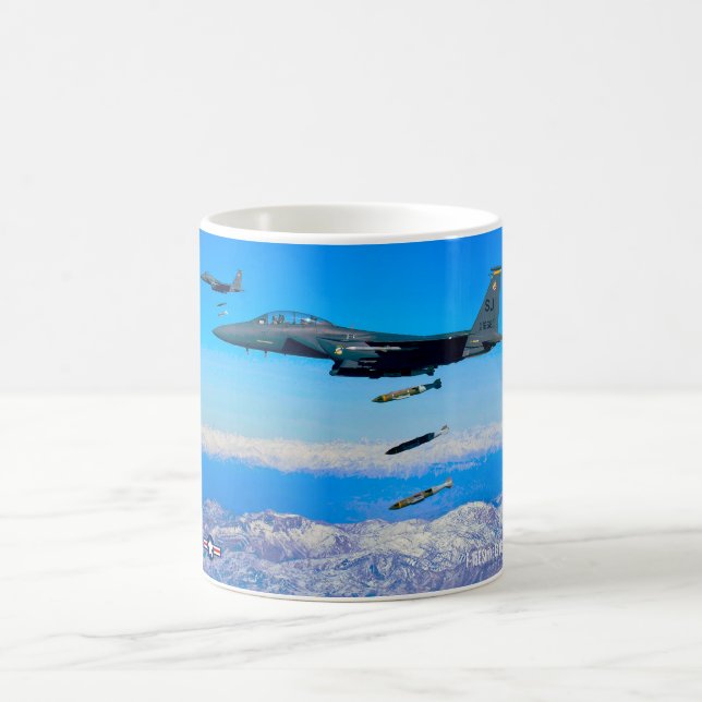 F-15E STRIKE EAGLE COFFEE MUG (Center)