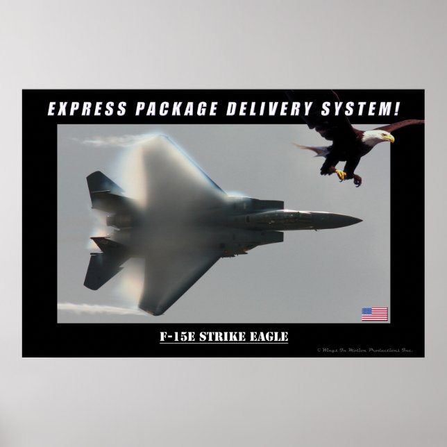 F-15E Strike Eagle Delivery Poster (Front)