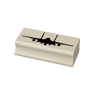 F-15E Strike Eagle Fighter Jet Front Wood Stamp