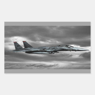 F-15E Strike Eagle  Rectangle Stickers