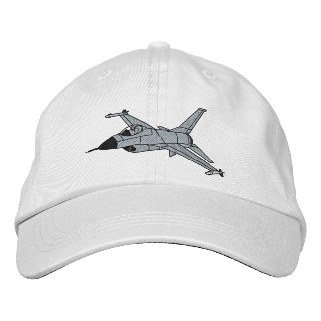 F-16 Fighter Embroidered Hat (Front)