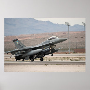 F-16 Fighting Falcon Aircraft Poster
