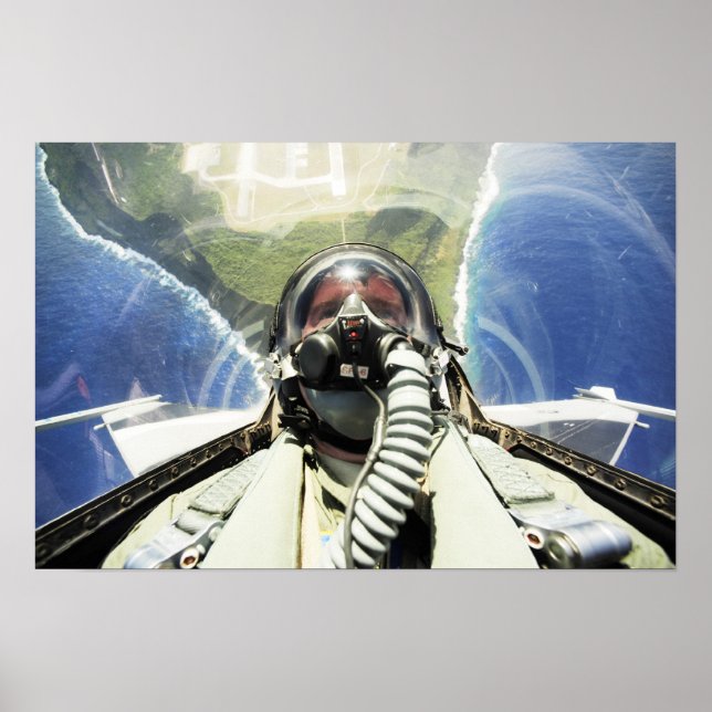 F-16 Fighting Falcon Aircraft Poster (Front)
