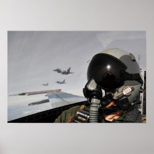 F-16 Fighting Falcon Aircraft Poster