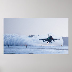 F-16 Fighting Falcon Aircraft Poster