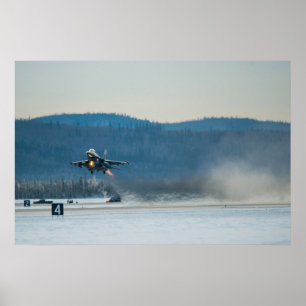 F-16 Fighting Falcon Aircraft Poster