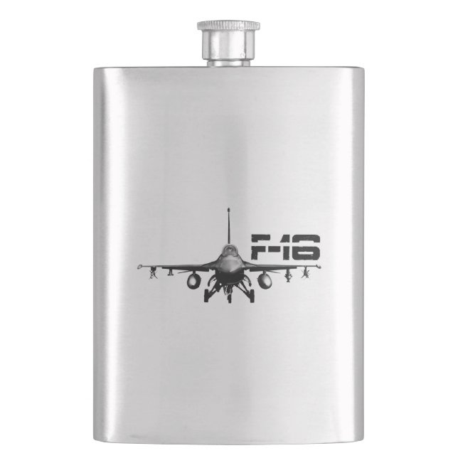 F-16 Fighting Falcon Classic Flask (Front)