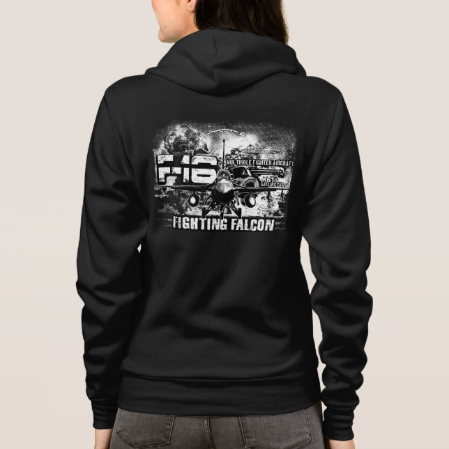 F-16 Fighting Falcon Hoodie (Back)