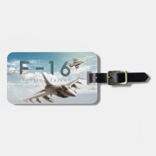F-16 Fighting Falcon Luggage Tag