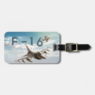F-16 Fighting Falcon Luggage Tag