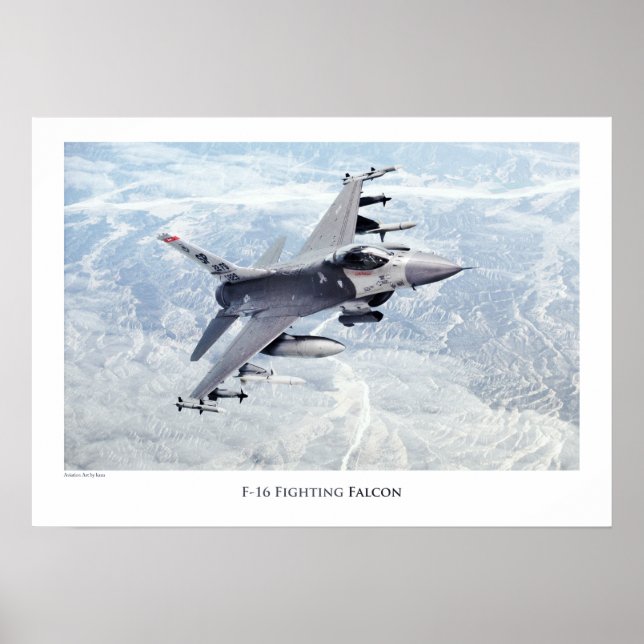F-16 Fighting Falcon Poster (Front)