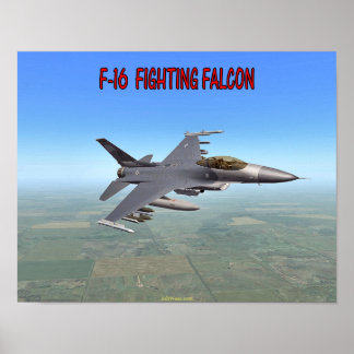 F-16 FIGHTING FALCON POSTER