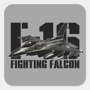 F-16 Fighting Falcon Square Sticker