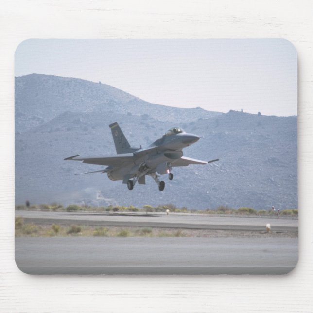 F-16 Landing At Luke Air Force Base Mouse Mat (Front)