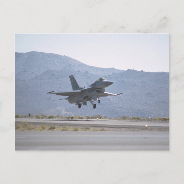 F-16 Landing At Luke Air Force Base Postcard (Front)