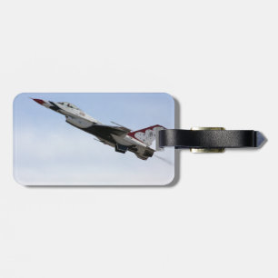 F-16 Thunderbird In Flight Luggage Tag