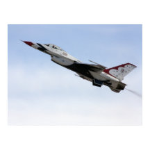 F-16 Thunderbird In Flight