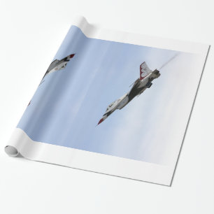 F-16 Thunderbird In Flight Wrapping Paper