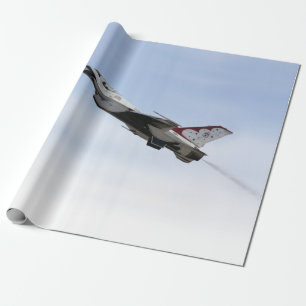 F-16 Thunderbird In Flight Wrapping Paper