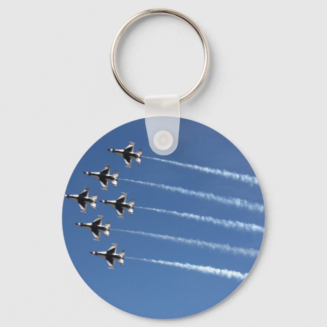 F-16 Thunderbirds Delta Formation Key Ring (Front)