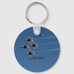 F-16 Thunderbirds Diamond  Formation Key Ring