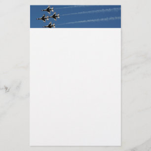 F-16 Thunderbirds Diamond  Formation Stationery