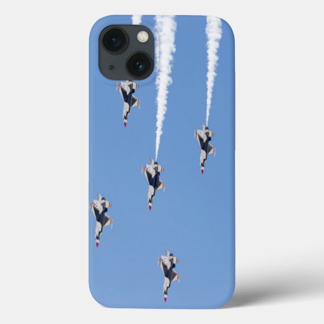 F-16 Thunderbirds flying the five-card formation Case-Mate iPhone Case (Back)