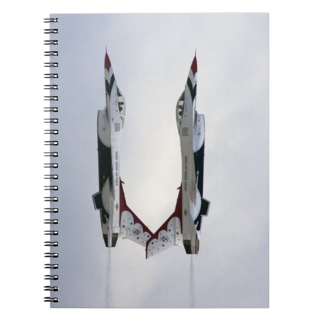 F-16 Thunderbirds Manoeuvre - Inverted Notebook (Front)